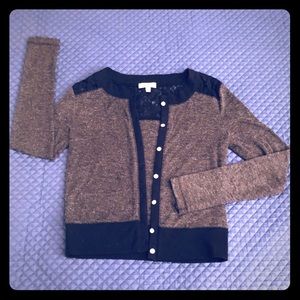 Princess Vera Wang cardigan with sparkly buttons